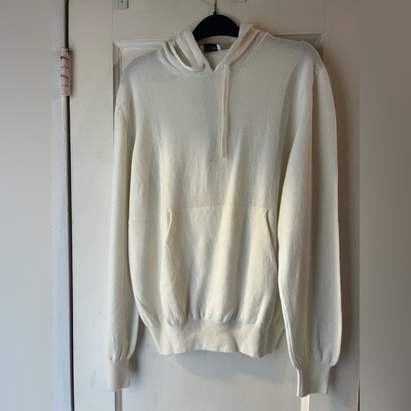 Back Label the Wellness Wear Cashmere Hoodie White S - Picture 4 of 12